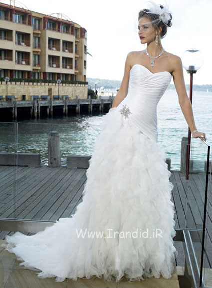 عکس مدلهای لباس عروس جدید 2009 Www.Irandid.ir